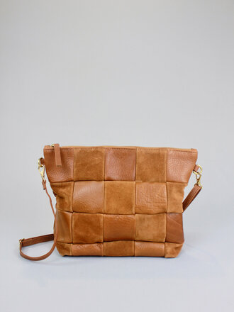 Primecut Patchwork Leather Mini Hobo