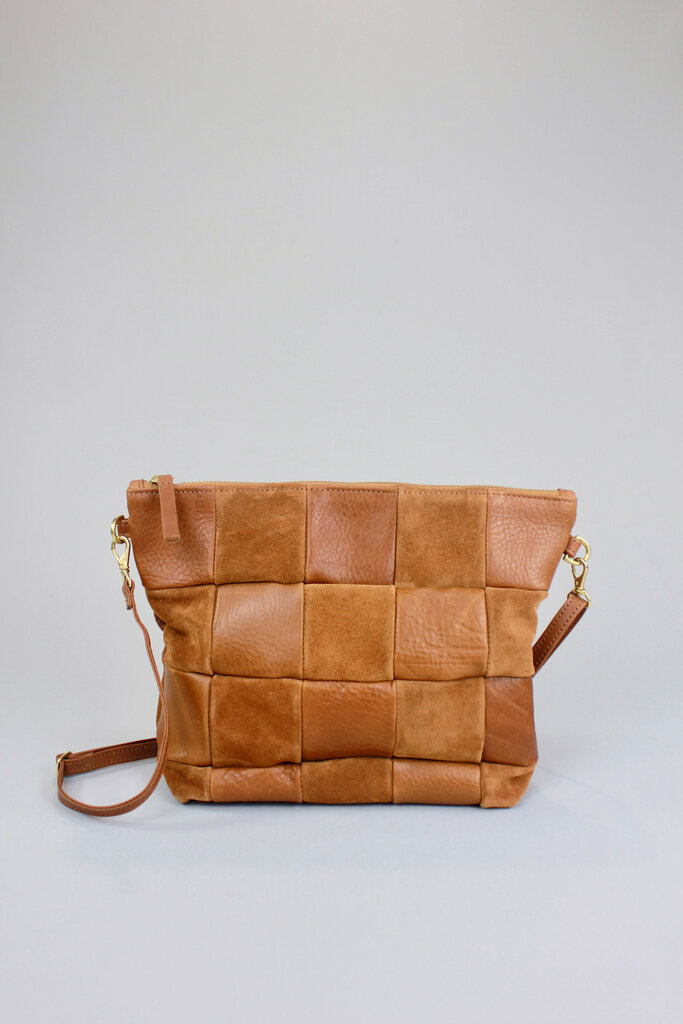 Primecut Patchwork Leather Mini Hobo