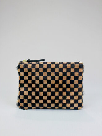 Primecut Cowhide Zipper Pouch