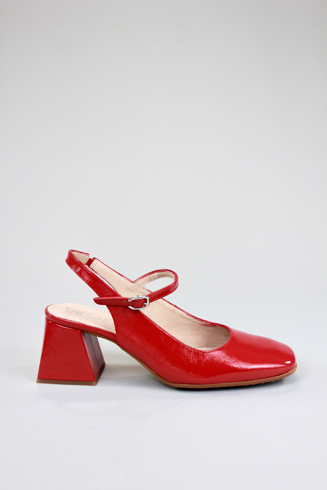 Wonders - H-6307 Heel - Rojo Patent - Footloose Shoes