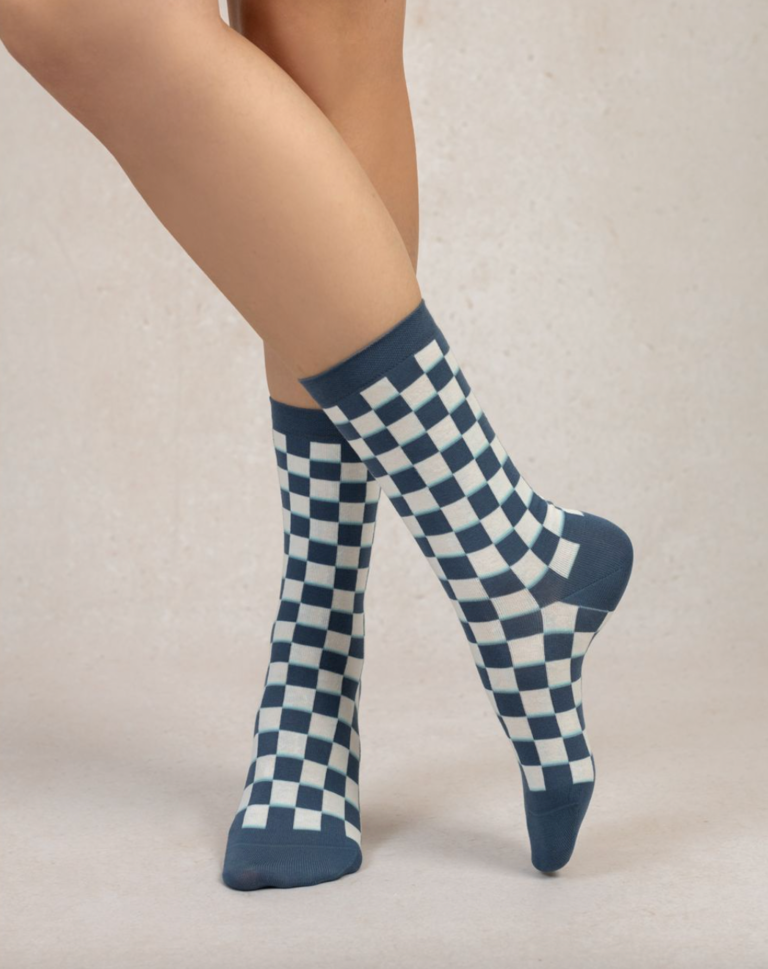 Bleuforet Checker Cotton Sock
