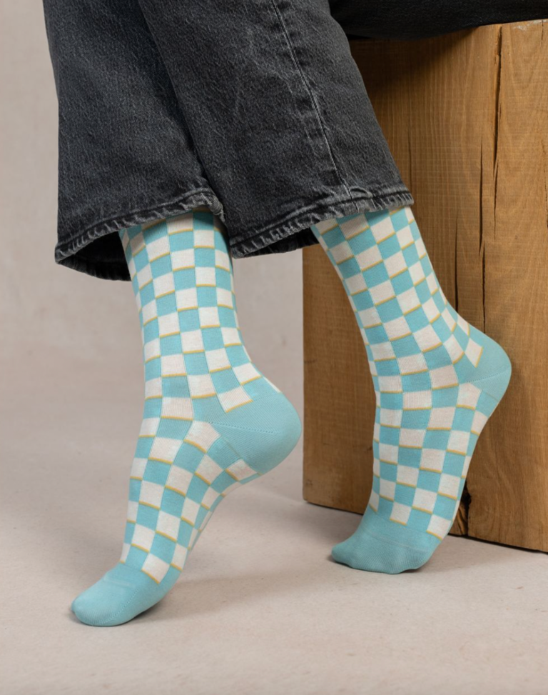 Bleuforet Checker Cotton Sock