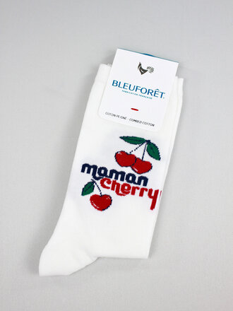 Bleuforet Cherry Mom Cotton Sock