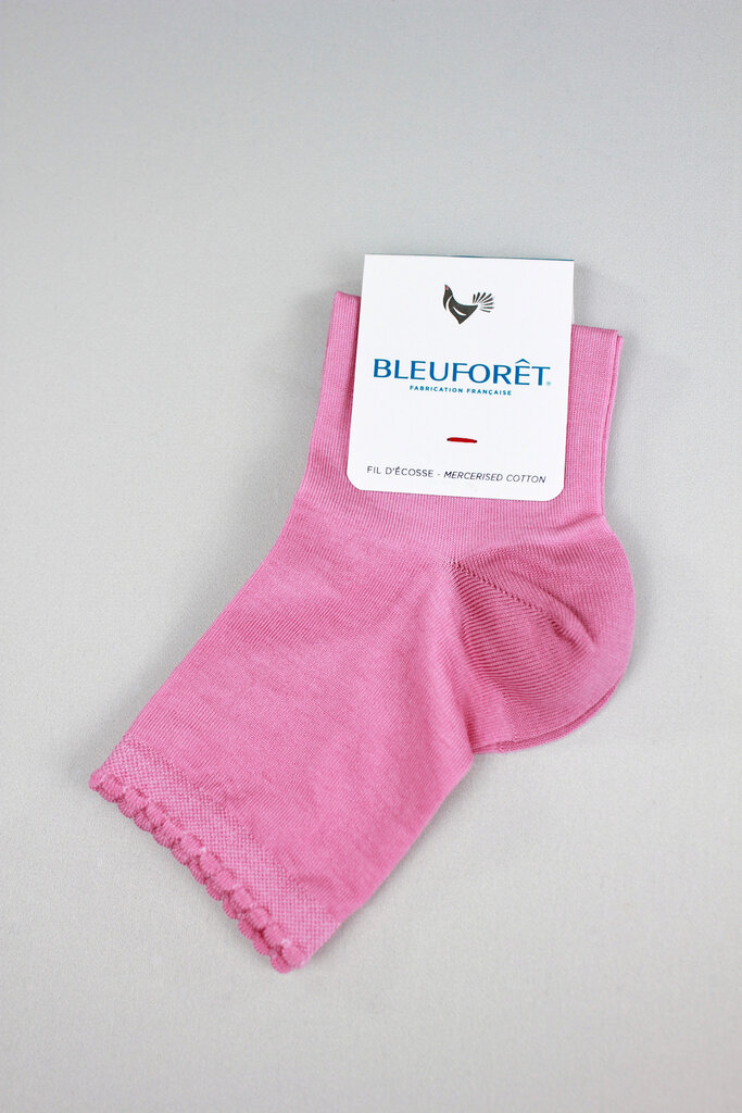 Bleuforet Cotton Rickrack Top Band Sock