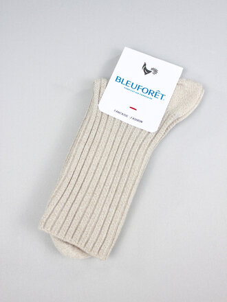 Bleuforet Ribbed Lurex Sock