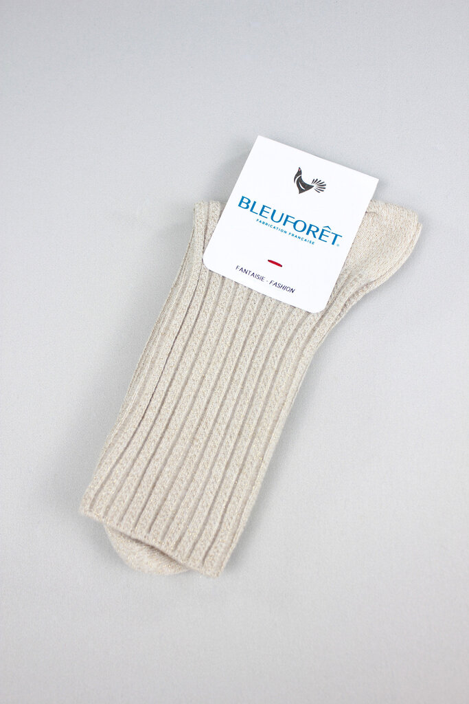 Bleuforet Ribbed Lurex Sock