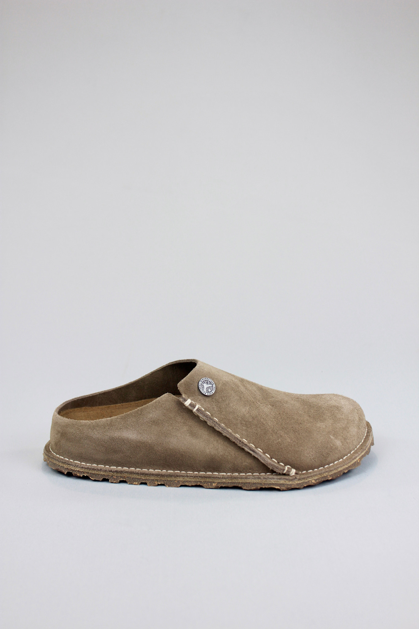 Birkenstock Zermatt 365 Clog Gray Taupe Suede Narrow Width