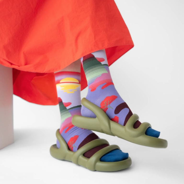 Bonne Maison Landscape Sock