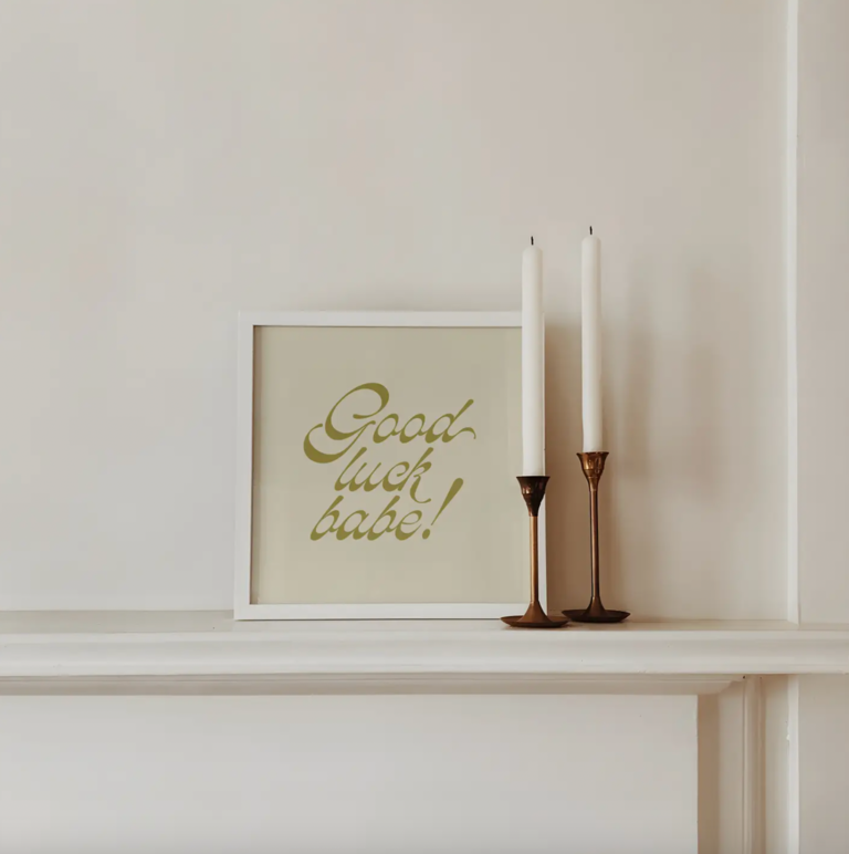Artbaby & Co. Good Luck Babe Art Print