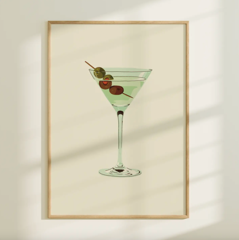 Artbaby & Co. Dirty Martini Art Print
