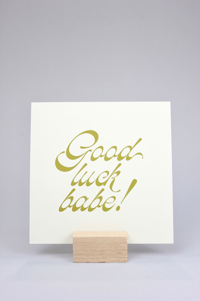 Artbaby & Co. Good Luck Babe Art Print