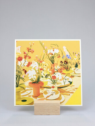 Artbaby & Co. Abstract Floral Tablescape Art Print