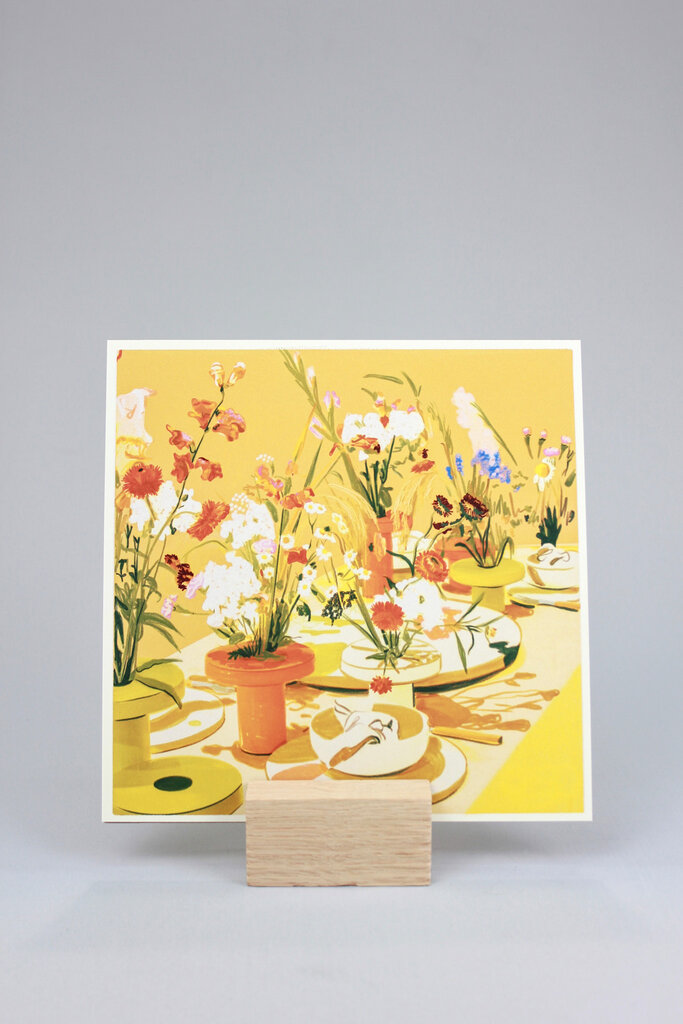 Artbaby & Co. Abstract Floral Tablescape Art Print