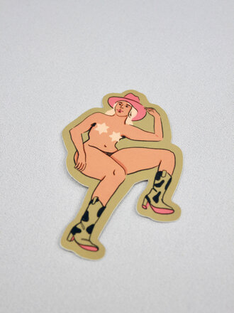 Artbaby & Co. Cowgirl Sticker