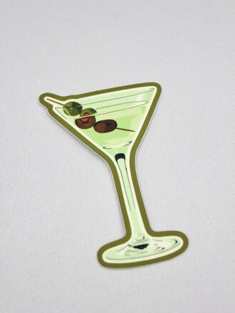 Artbaby & Co. Dirty Martini Sticker
