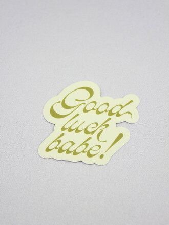 Artbaby & Co. Good Luck Babe Sticker