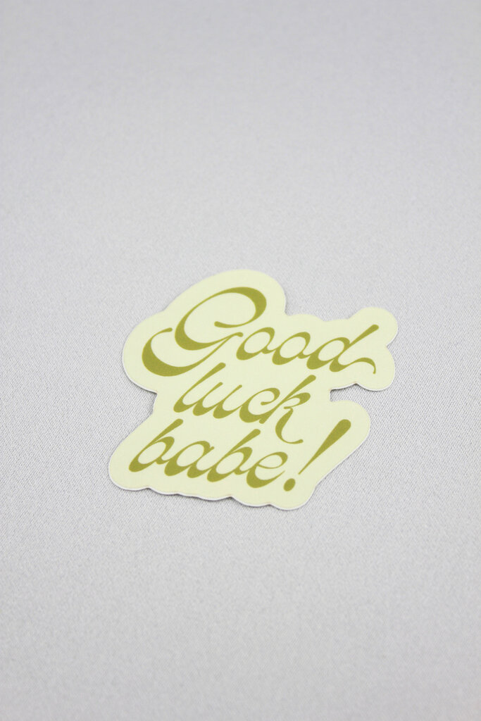 Artbaby & Co. Good Luck Babe Sticker