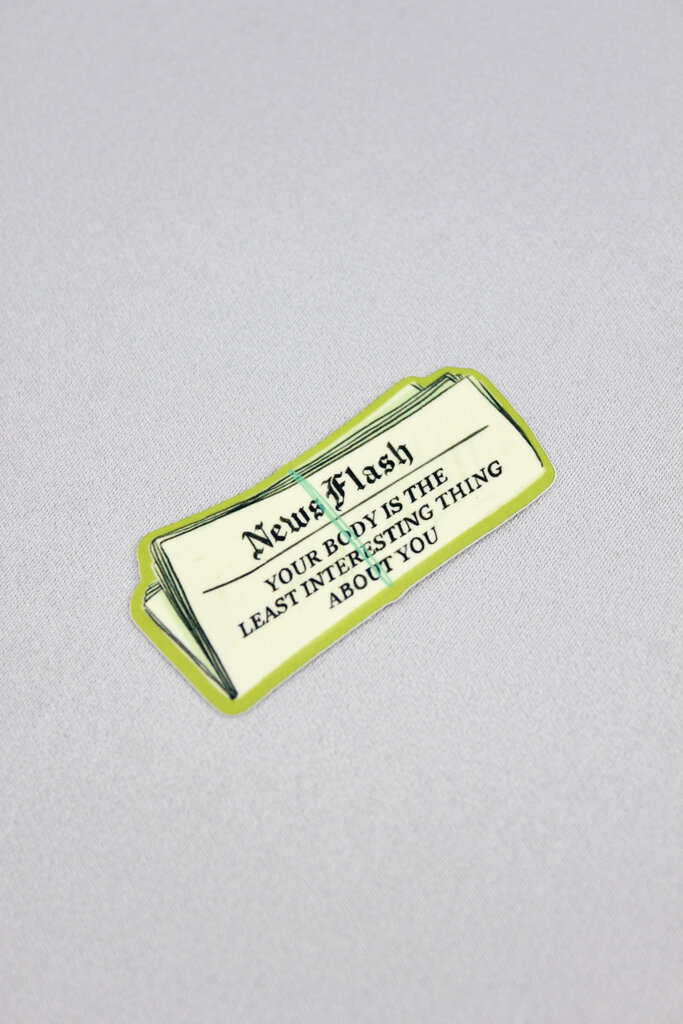 Artbaby & Co. Newsflash Body Positivity Sticker