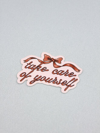 Artbaby & Co. Take Care of Yourself Sticker