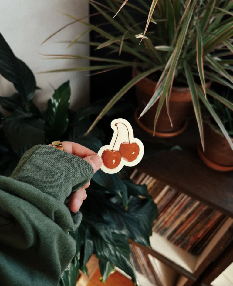 Artbaby & Co. Pair of Cherries Sticker