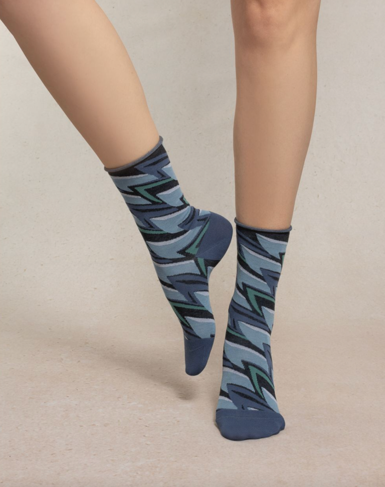 Bleuforet Feather Cotton Sock