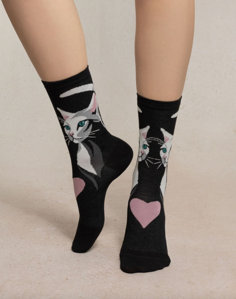 Bleuforet Cats Cotton Sock