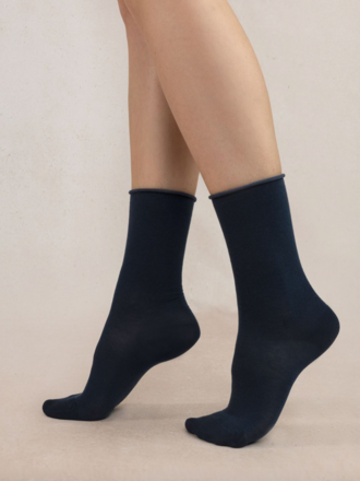 Bleuforet Solid Cotton Sock