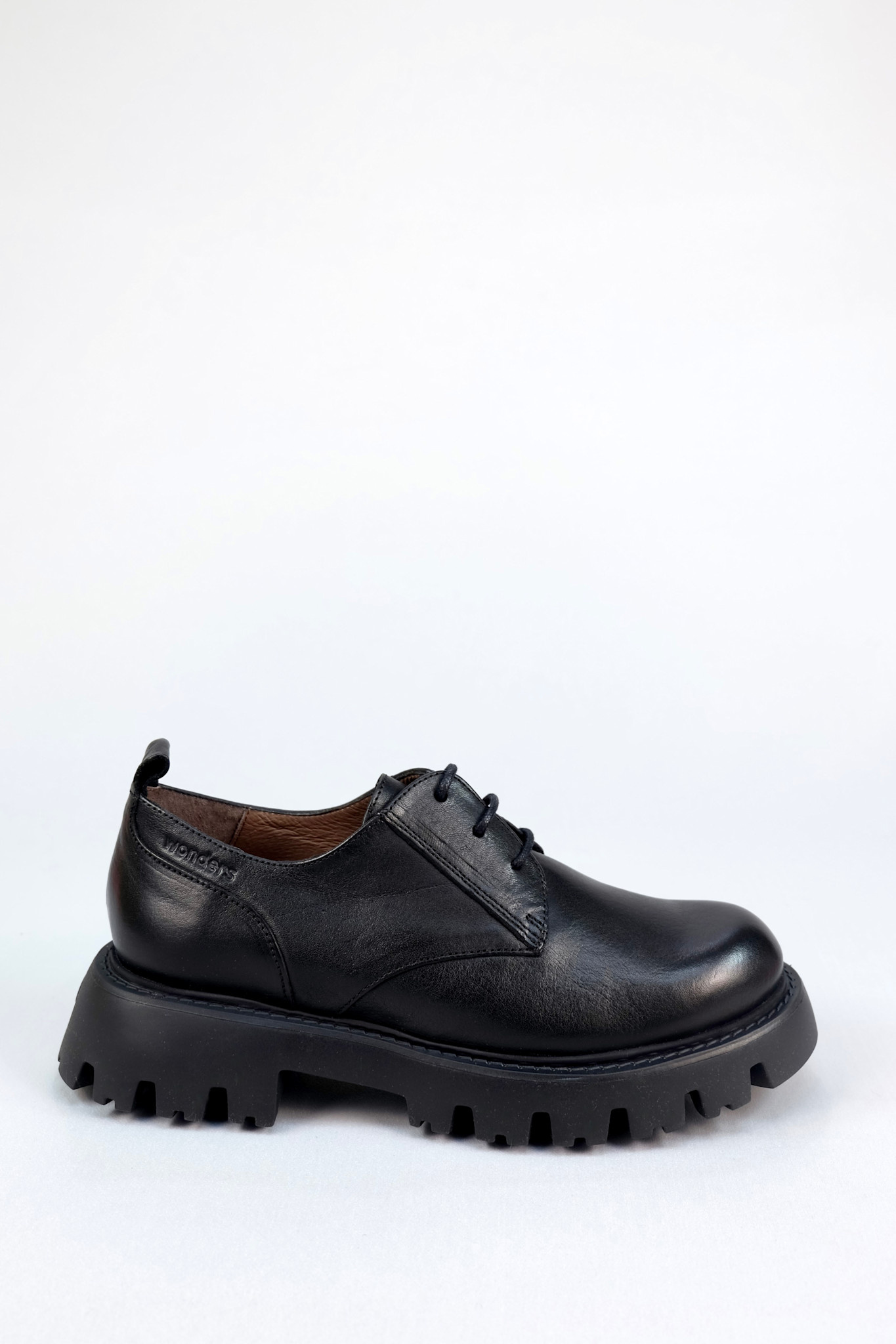 Wonders - C-7503 Oxford - Black - Footloose Shoes