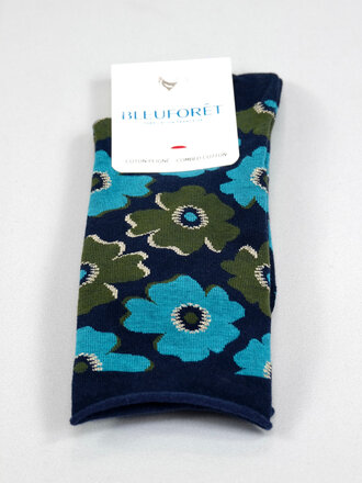 Bleuforet Petunias Cotton Sock