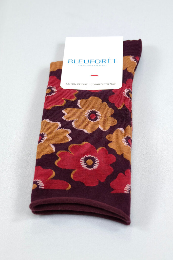 Bleuforet Petunias Cotton Sock