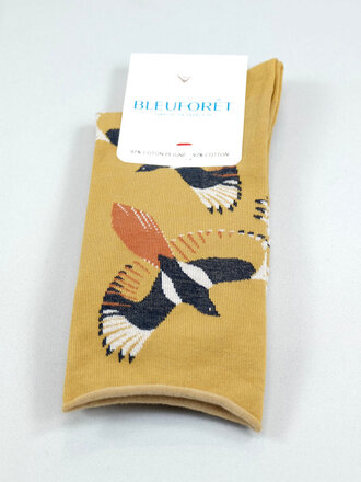 Bleuforet Bird Cotton Sock