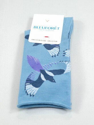 Bleuforet Bird Cotton Sock