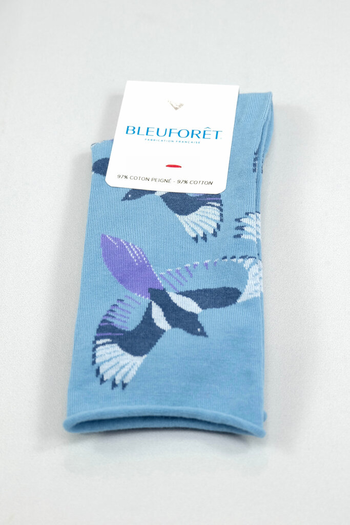 Bleuforet Bird Cotton Sock