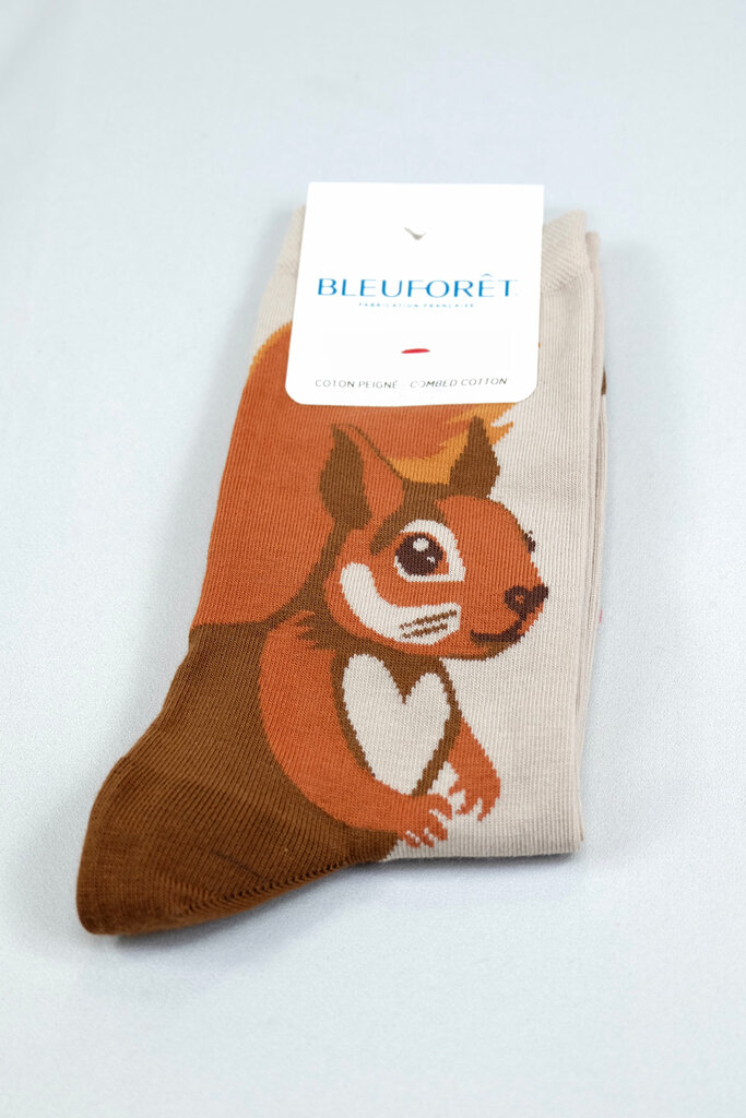 Bleuforet Squirrel Cotton Sock
