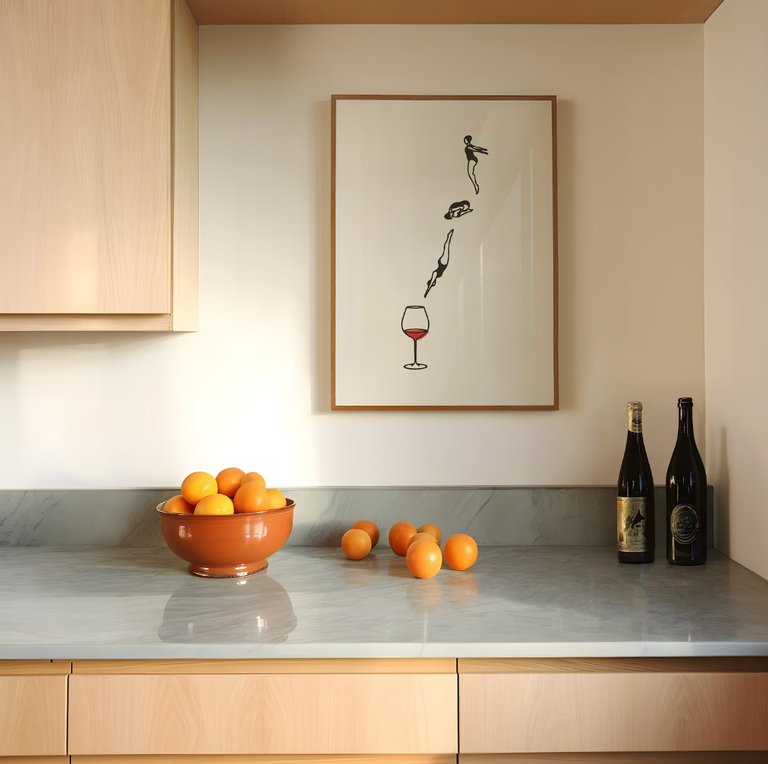 Artbaby & Co. Red Wine Dive Art Print