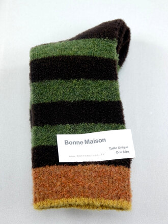Bonne Maison Striped Mousse Sock