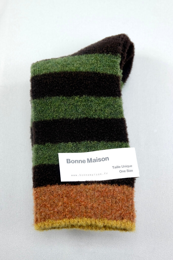 Bonne Maison Striped Mousse Sock