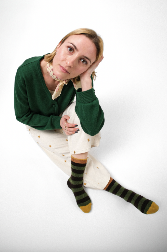 Bonne Maison Striped Mousse Sock