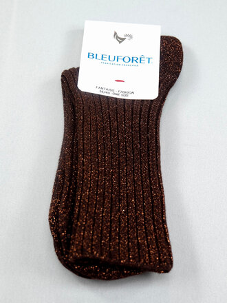 Bleuforet Ribbed Lurex Sock