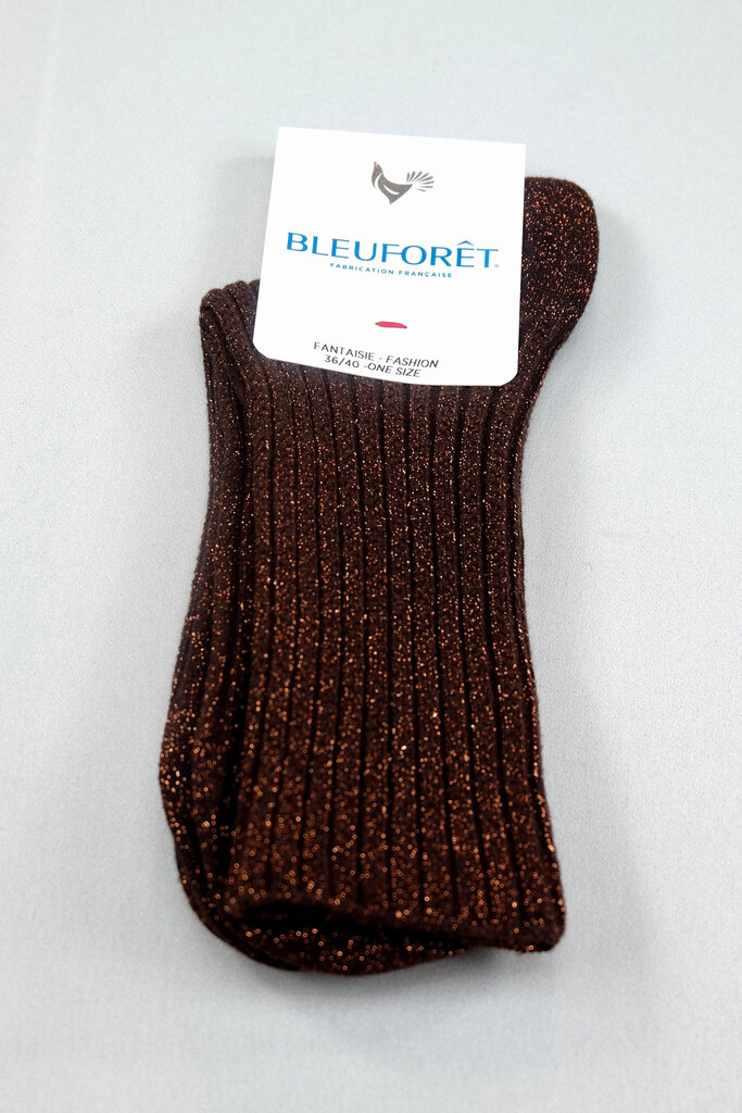 Bleuforet Ribbed Lurex Sock