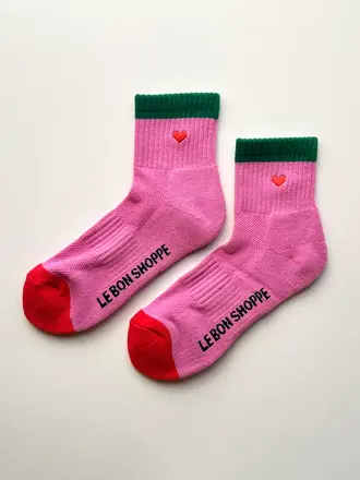 Le Bon Shoppe Embroidered Color Block Socks