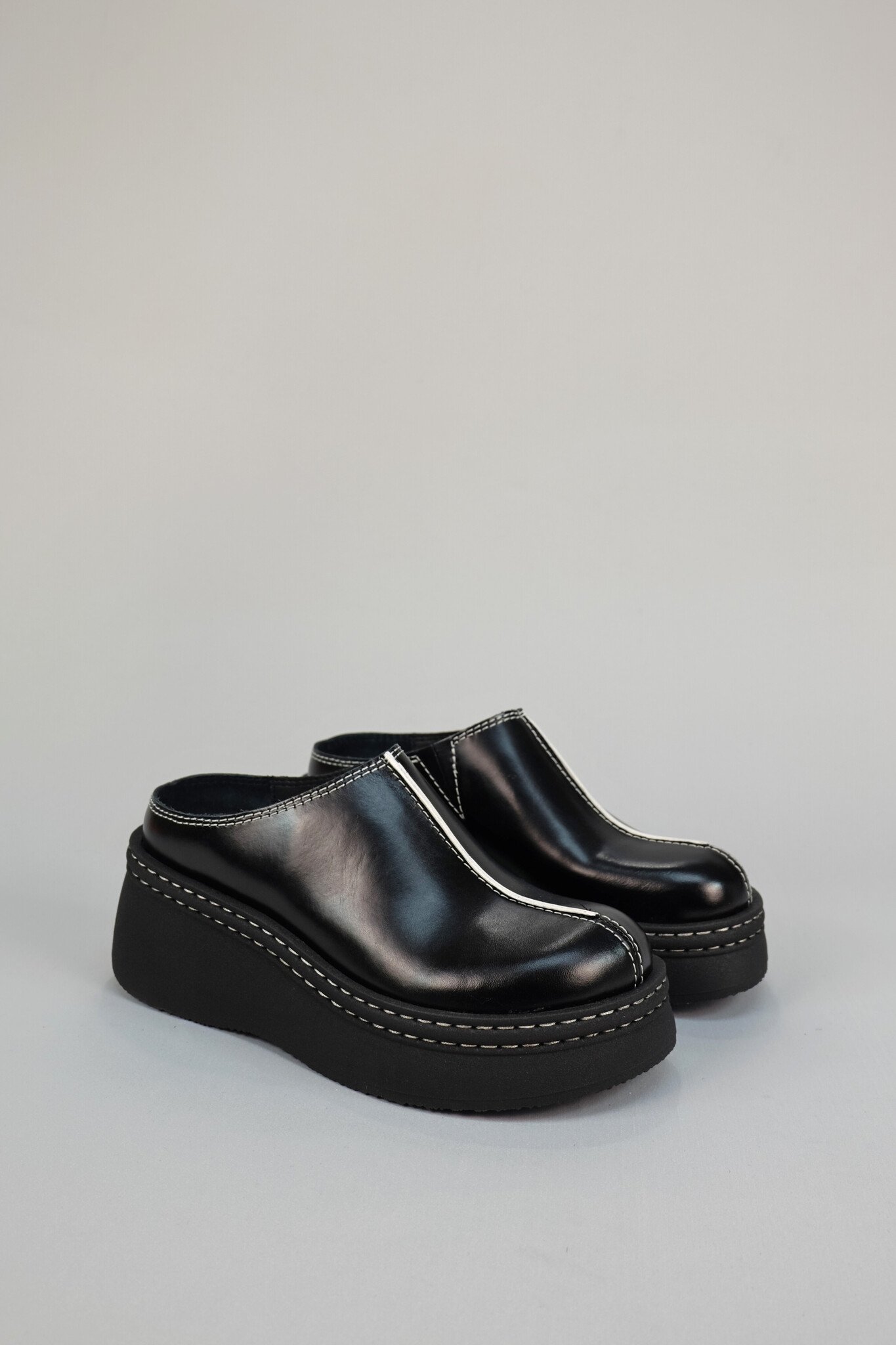 E8 by Miista - Mego Mule - Black - Footloose Shoes