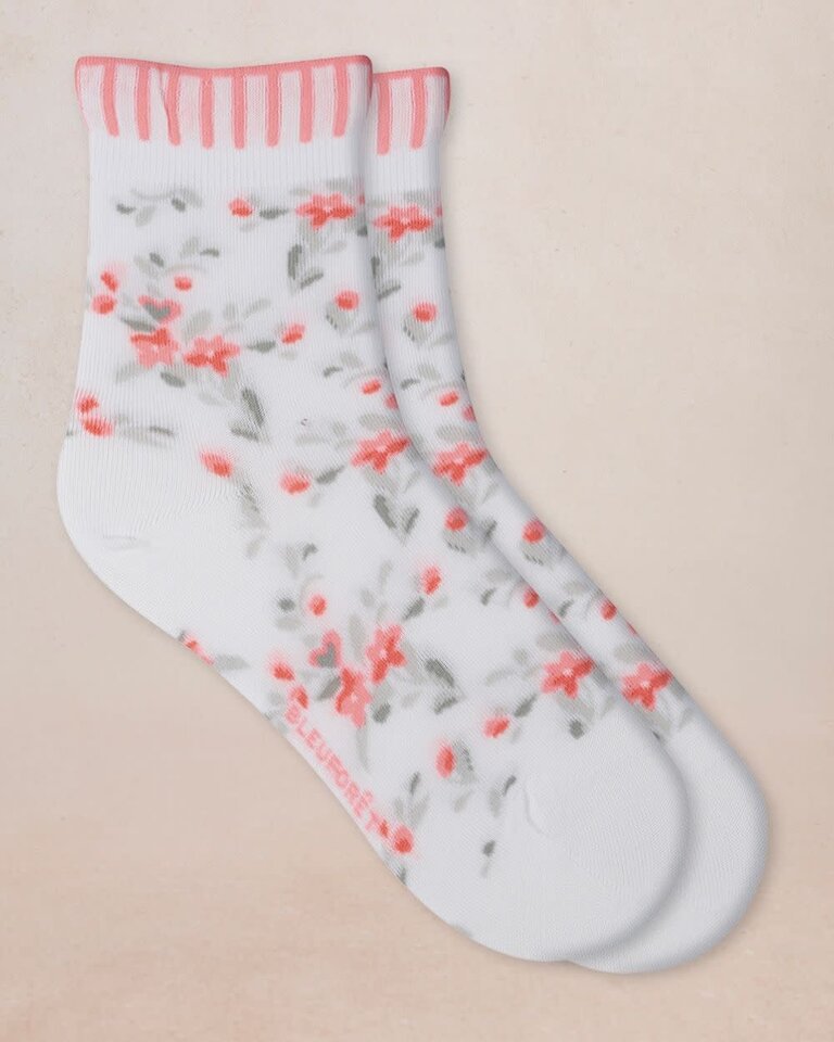Bleuforet Ankle Socks With Liberty Pattern