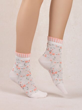 Bleuforet Liberty Pattern Ankle Socks