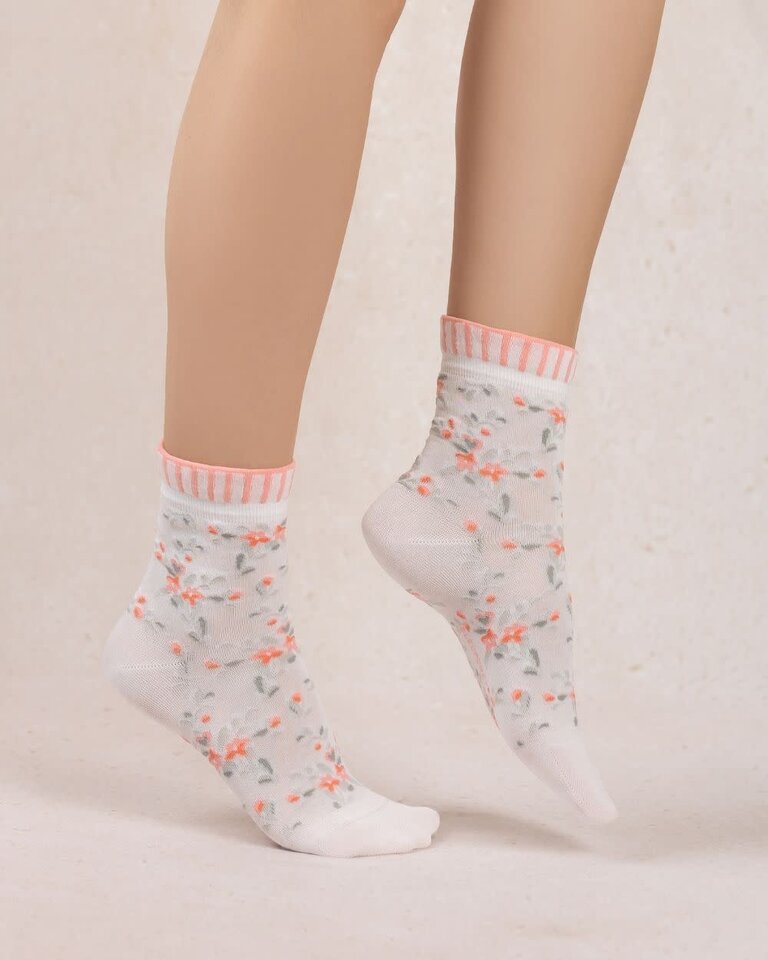 Bleuforet Ankle Socks With Liberty Pattern