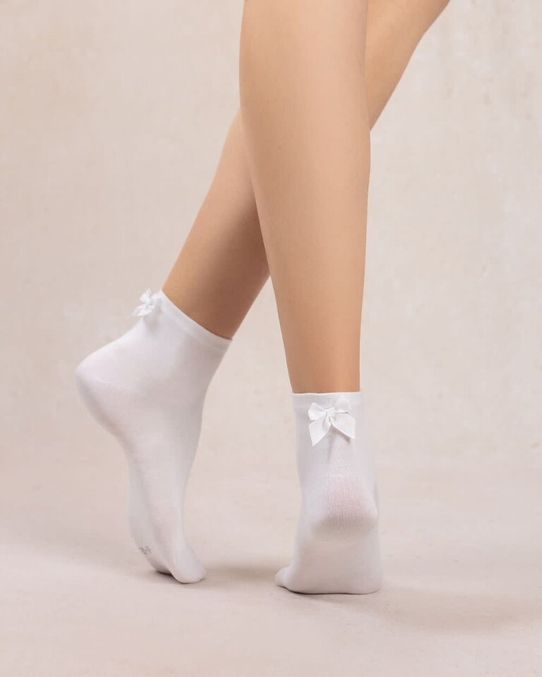 Bleuforet Little Bow Ankle Socks