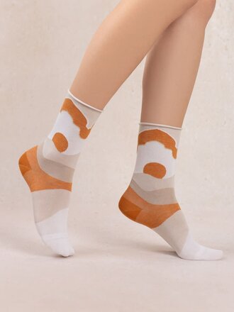 Bleuforet Dunes Pattern Cotton Socks