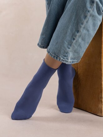Bleuforet Solid Cotton Ankle Socks