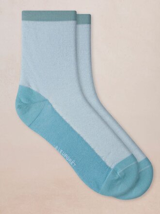 Bleuforet Transparent Glitter Pattern Ankle Socks