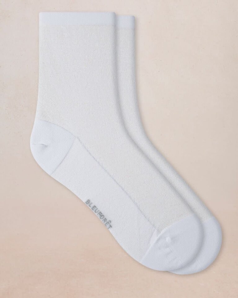 Bleuforet Transparent Glitter Pattern Ankle Socks